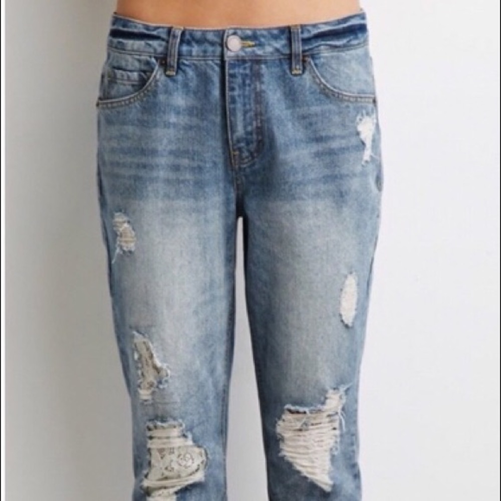 Life In Progress Distressed Jeans